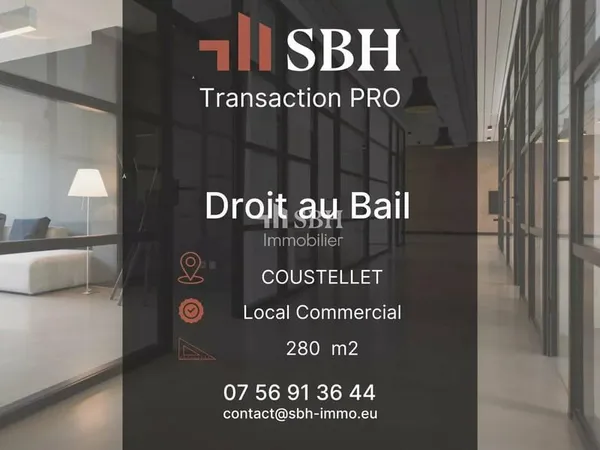 À Vendre - Droit Au Bail - Local Commercial - Coustellet - 280m2