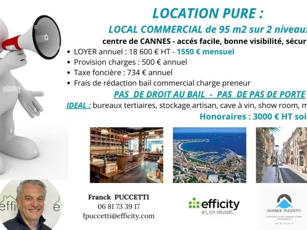 Local commercial 44 pièces 98 m²