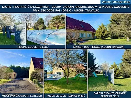 Maison d'exception 200m2 à Diors