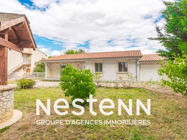 Gaillac, maison de plain-pied 100 m2 habitables, parcelle 1000 m2, 5 pièces, 3 chambres