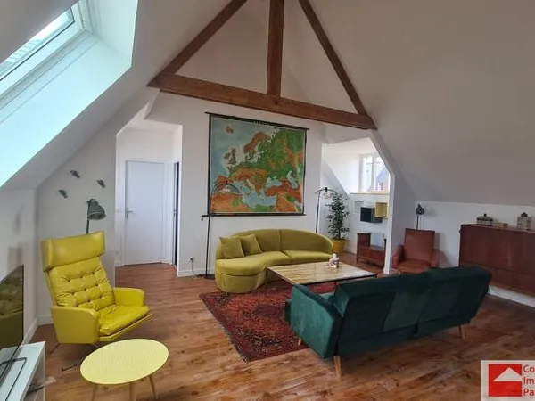 À VENDRE PAIMPOL CENTRE-VILLE APPARTEMENT 3 PIÈCES LUMIN