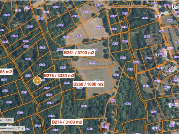 Vente lot de 3 parcelles en zone naturelle sur Montreal