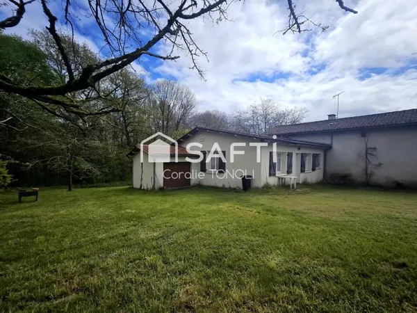 Maison louée + 10 000 m² + potentiel