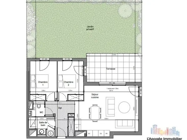 Appartement T3 - Résidence neuve à Uzès (VEFA)