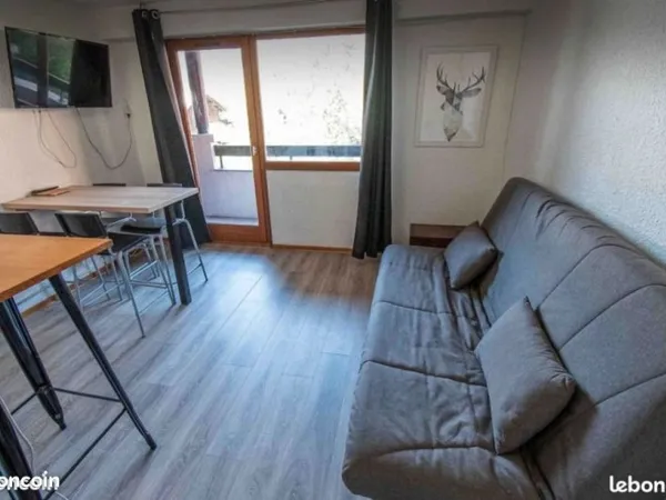 Joli Studio 20m2 aux pieds des pistes avec balcon