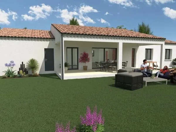 ALLAN : maison 4 chambres sur 1000 m² de terrain