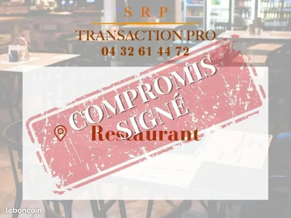 Fonds de commerce restaurant Chateauneuf De Gadagne