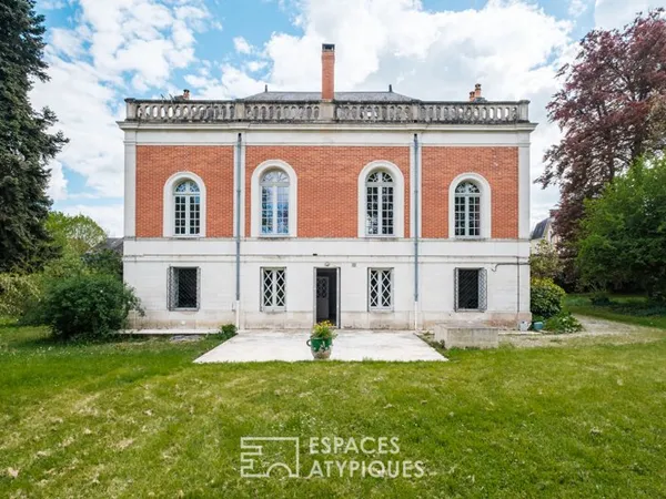 Villa d'inspiration Palladienne avec vue sur Abbaye