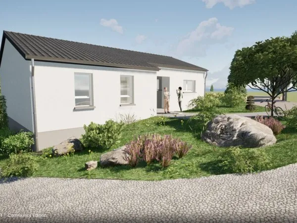 Terrain + maison 100 m²