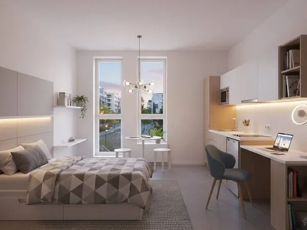 Studio 1 pièce 27 m²