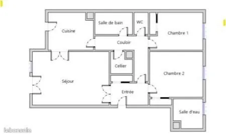 Appartement 3 pièces 100 m²