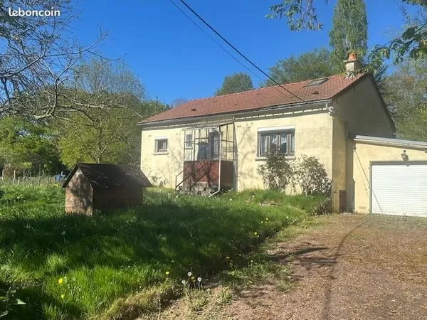 Pavillon 75 m² sur 1970 m² bien situé