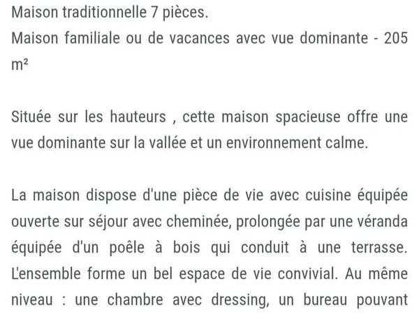 Maisn à vendre