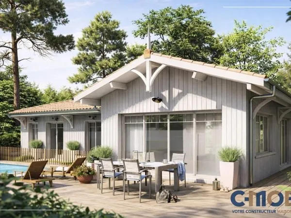 Terrain + Maison OSSATURE BOIS - CAZAUX