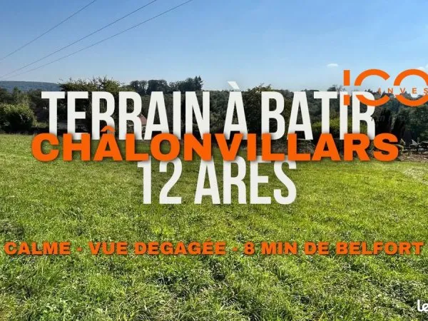 Terrain 1200 m² Châlonvillars