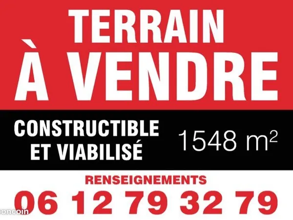 Terrain à vendre