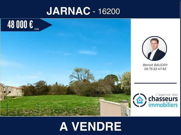 Terrain à bâtir Vente Jarnac   48000€