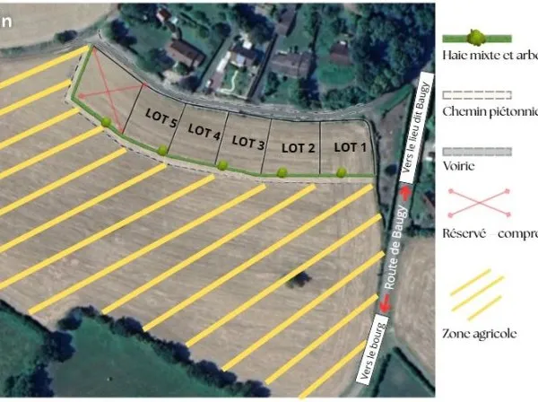 TERRAIN CONSTRUCTIBLE - MONTIGNY-AUX-AMOGNES (Proche Nevers)