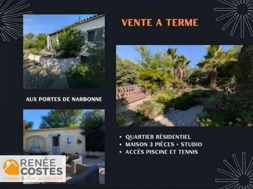 Vente à terme occupée sur 144 mois - NARBONNE (11100)