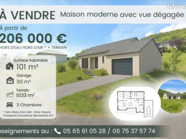 Maison neuve Re2020 104m2