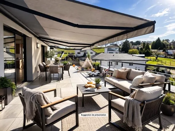 RUMILLY 74150 T4 ATTIQUE GRANDE TERRASSE 80 M²