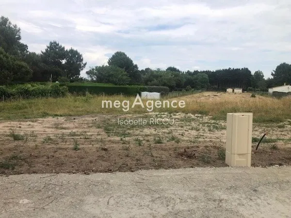 SAINT-GEORGES D'OLERON, TERRAIN A BATIR 415m² viabilisé A 300 M DE LA PLAGE