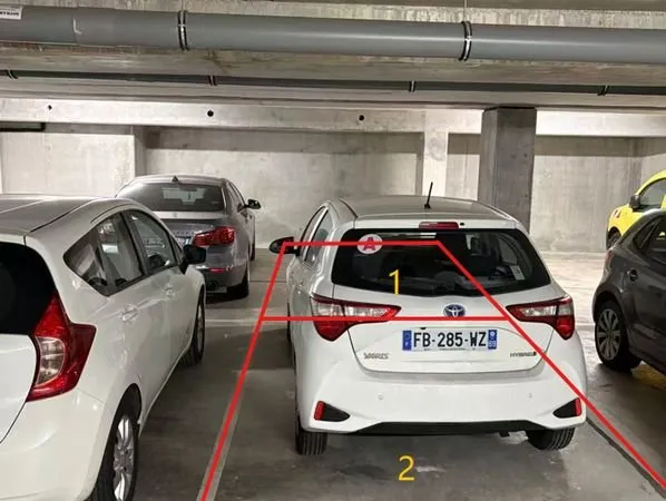 Grande place de parking sécurisée à 3 min du RER A Noisy-le-Grand- Résidence récente 2022