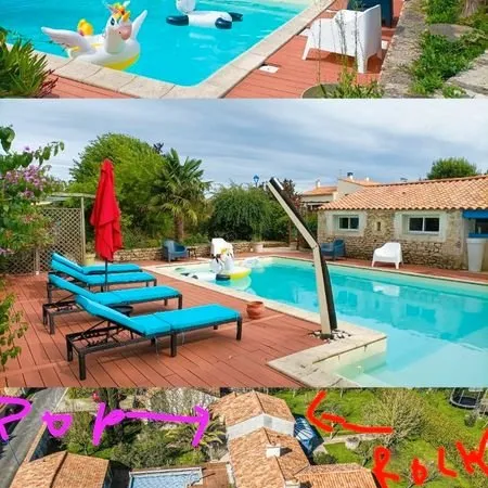 Vente maison longère piscine avec possibilité gîtes/chambres d'hôtes