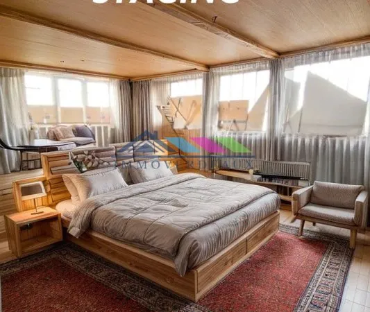 Immeuble rénové, avec terrain et garages: 3 appartements don