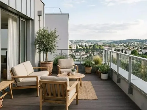 3 PIECES LUMINEUX EN ETAGE AVEC BALCON