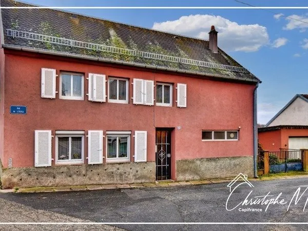 Maison en viager à vendre 4 chambres 110 m² à Hultehouse (57) proche de Phalsbourg, cadre paisible