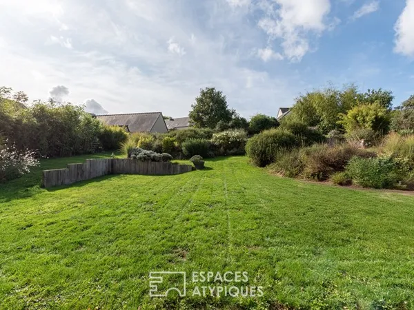 Contemporaine familiale avec vue contemplative