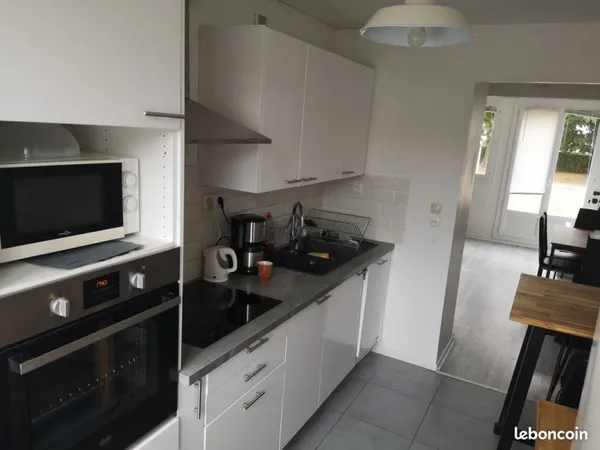 Appartement T 3 Meublé 57 m² + Cave + Parking sécurisé aérien + Loyer 920 charges comprises avec éle