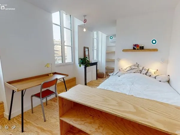 Studio dans un très beau coliving rue Tanesse