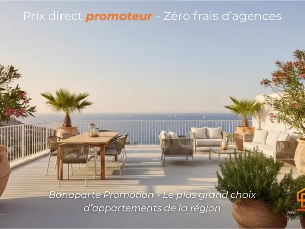 T3 neuf 62 m² avec loggia — Biarritz Côte des Basques, 500 m de la plage, prestations exception