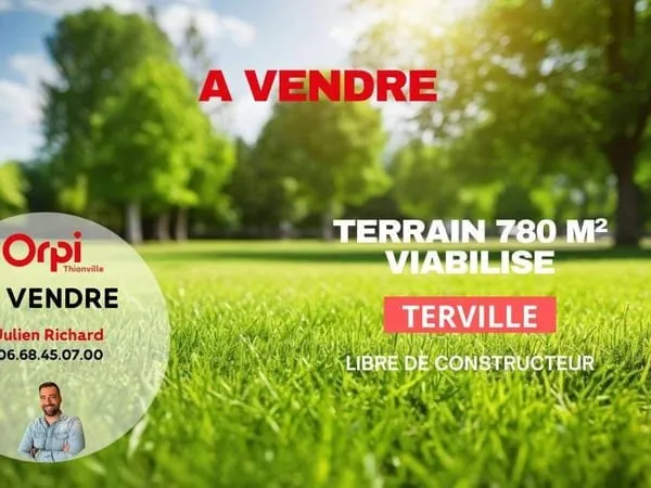Terrain 780 m²