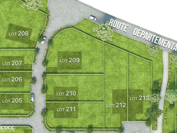 Terrain en individuel 566 m²