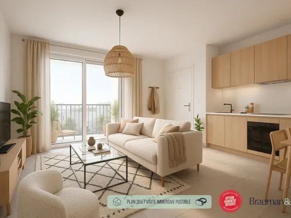 3 PIÈCES de 80m² + EXT(s) de 35m² + PKG(s)