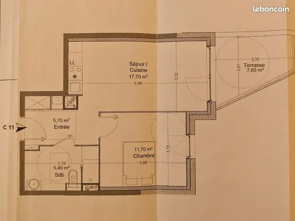 T2 meuble 41m2