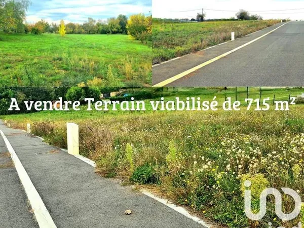 Terrain constructible 715 m²