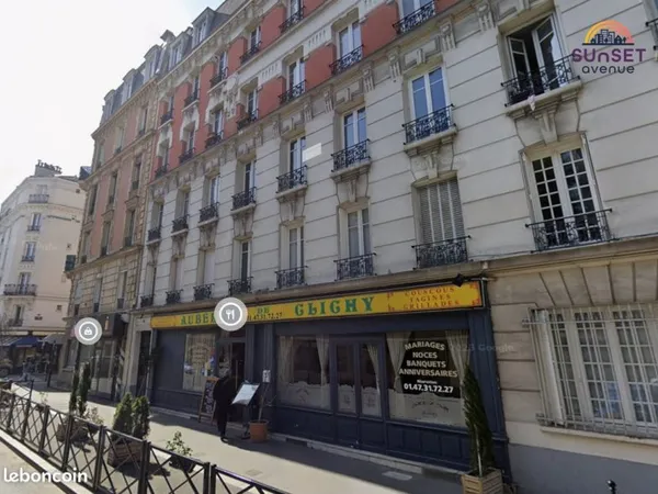 Bureaux 120 m² Clichy