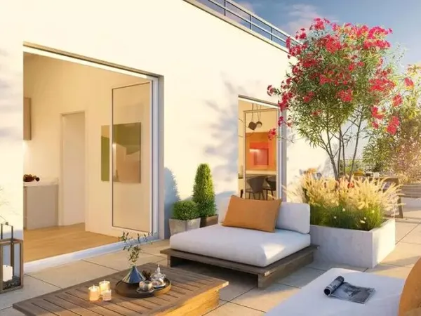 -magnifique 3 pièces traversant avec balcon et parking à 6 minutes métro 17 et RER B