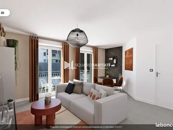Appartement 2 pièces 48 m²
