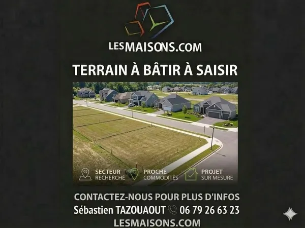 Terrain en individuel 500 m²