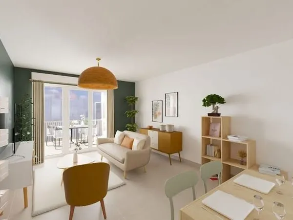 Appartement 3 pièces 64 m²