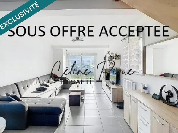 Maison individuelle de 5 pièces 4 chambres avec garage et petit jardin