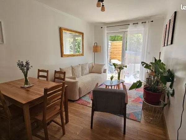Location mai - t2 lorient avec jardin