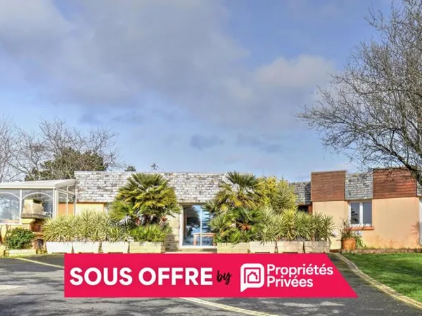 Vente Maison de plain-pied, 130 m², 4 chambres, terrain clos sans vis-à-vis, Pleumeur-Bodou (22560)