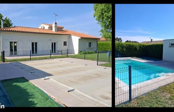 Maison T6 - 164 m² - Saint-Alban centre - Grand Terrain arboré avec piscine