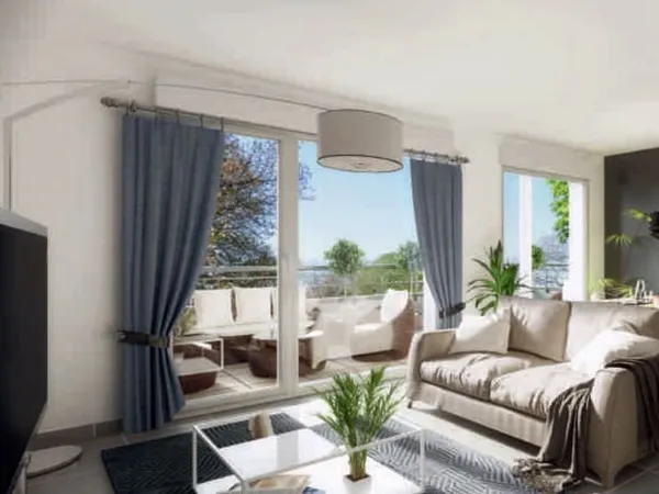 Appartement T4 de 89,97m² avec jardin
